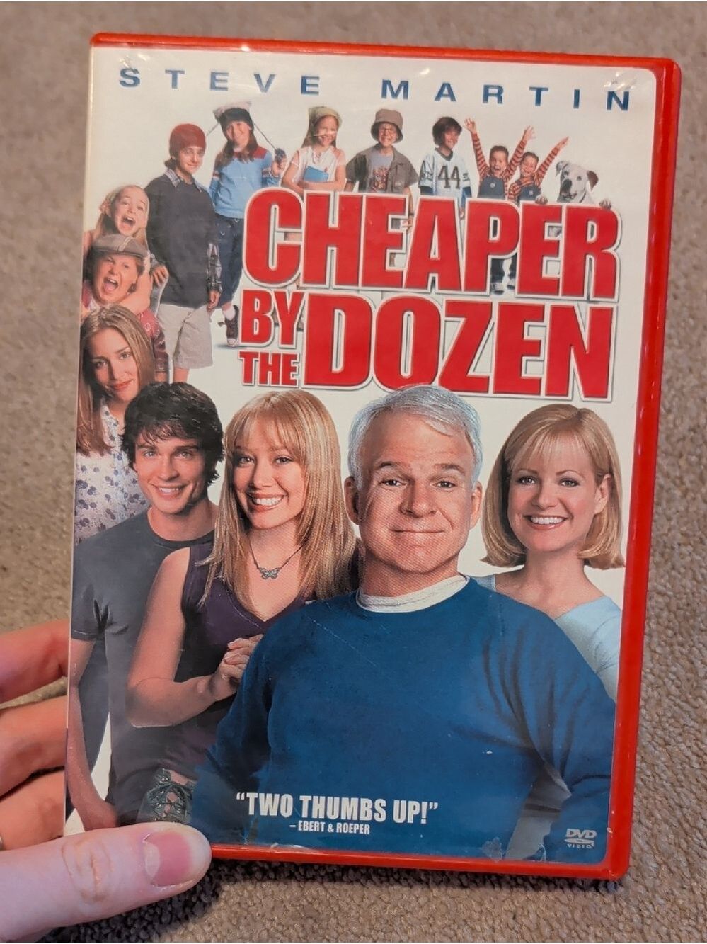 💜 5/$20 Cheaper by the Dozen DVD - Red & White Cover